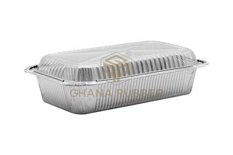 Image of Aluminium Foil Food Containers + Domed Lids 8700