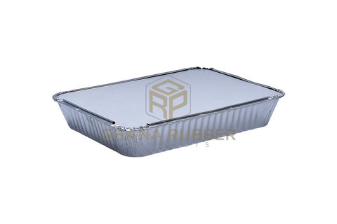 Image of Aluminium Foil Food Containers + Lids 83120