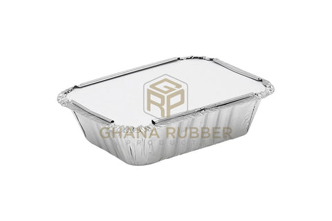 Image of Aluminium Foil Food Containers + Lids 8325