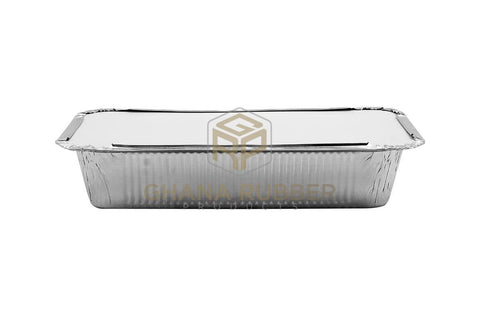 Image of Aluminium Foil Food Containers + Lids 8700