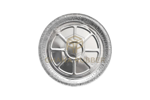 Image of Aluminium Foil Food Containers + Lids Round 31135