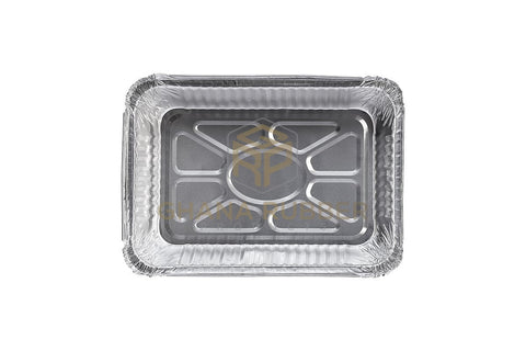 Image of Aluminium Foil Food Containers + Lids 8399