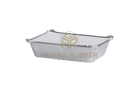 Image of Aluminium Foil Food Containers + Lids 8399