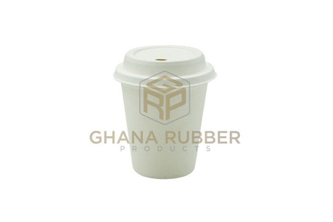 Image of Bagasse 12oz Drinking Cups + Lids