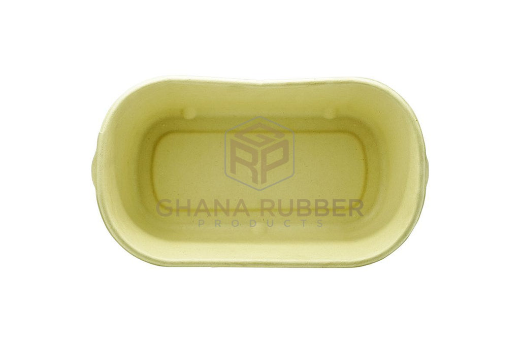 Bagasse 500ml Oval Bowls + Lids