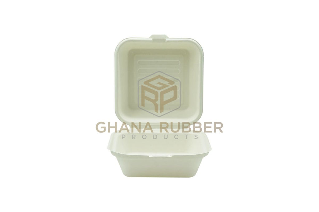 Bagasse Clamshell Boxes 9" x 6"