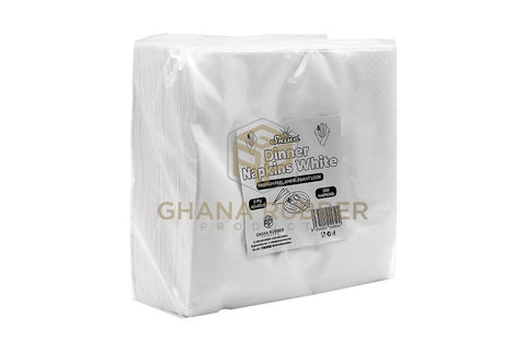Image of Dinner Napkins White Large