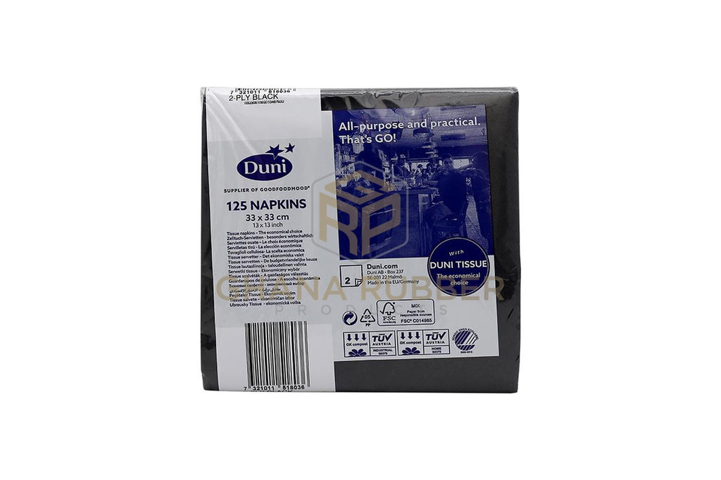 Duni Luxury Napkins Black