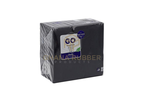 Image of Duni Luxury Napkins Black