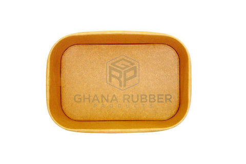 Image of Kraft Rect. Container 1000ml + Lids