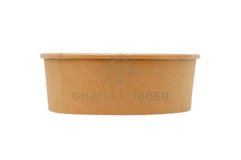 Image of Kraft Round Bowls With Lids 1500ml