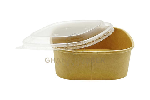 Image of Kraft Square Bowls 500ml