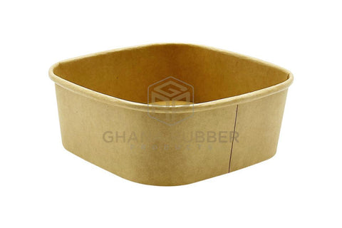 Image of Kraft Square Bowls 500ml