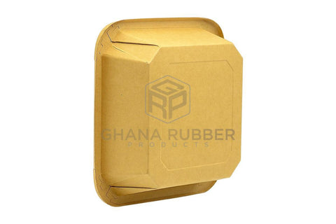 Image of Kraft Square Food Pots 1200ml + Lids