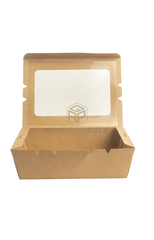 Image of Kraft Meal Box With Window 1600ml