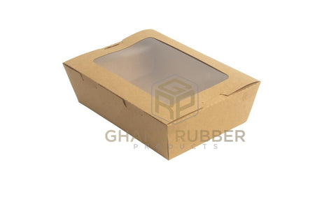 Image of Kraft Meal Box With Window 1600ml