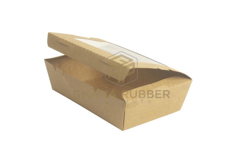Image of Kraft Meal Box With Window 1600ml