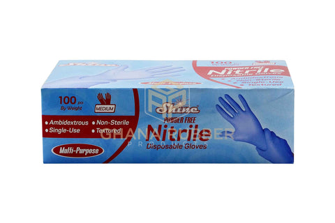Image of Nitrile Gloves Blue Medium