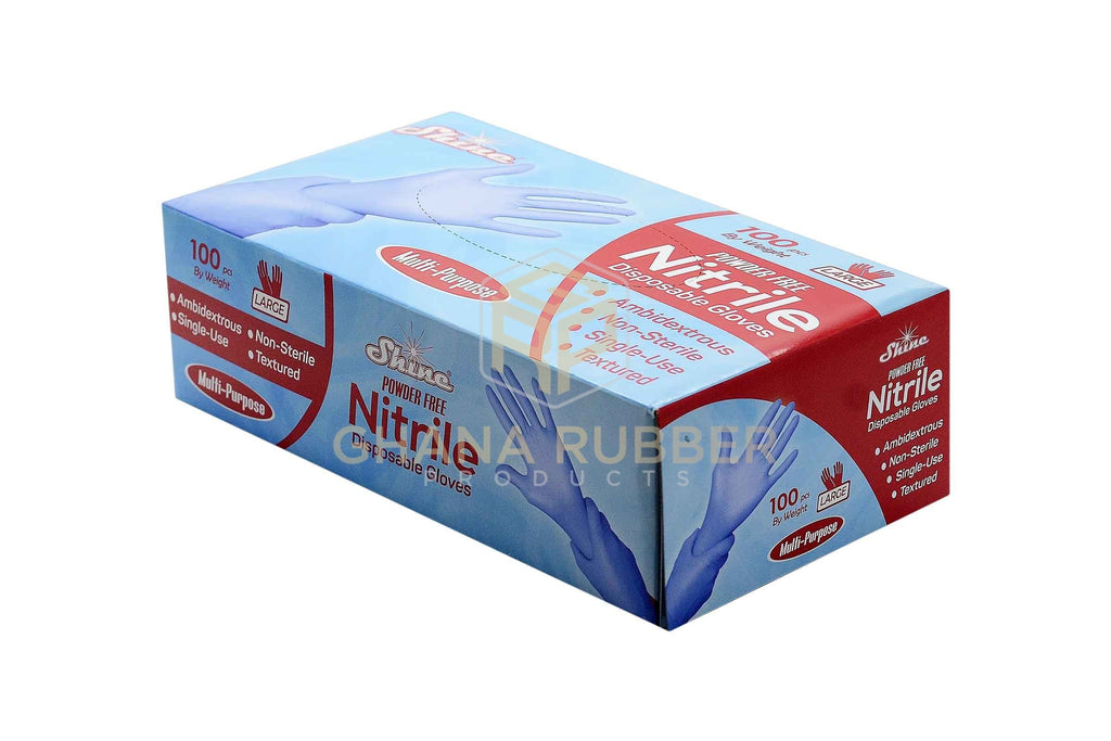 Gloves Nitrile Blue Large Size