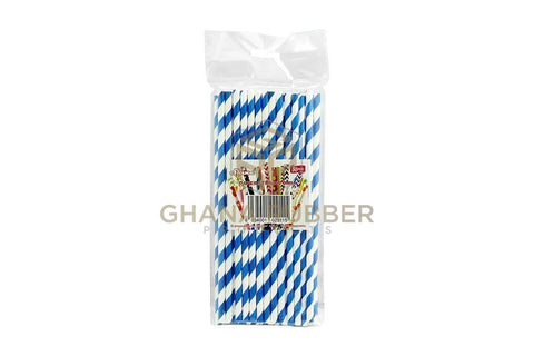 Image of Paper Straws Mixed Colours 6mm