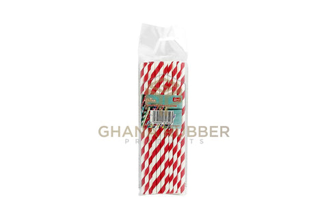 Image of Paper Straws Mixed Colours 6mm