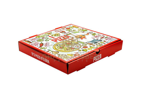 Image of Pizza Boxes 12" Red