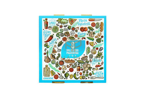 Image of Pizza Boxes 8" Sky Blue (22cm)