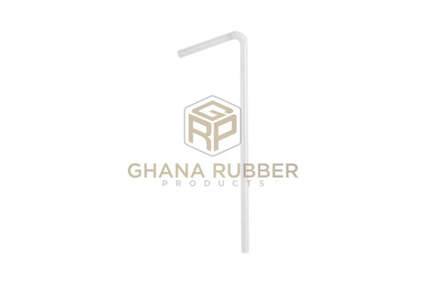 Image of Plastic Straws Wrapped Tranparent 6mm (100pcs)