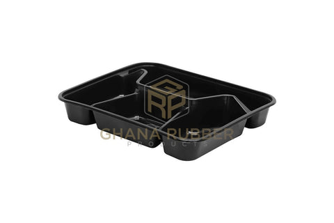 Image of Shine 4-Seaction Microwavable Containers Rectangle 1000cc