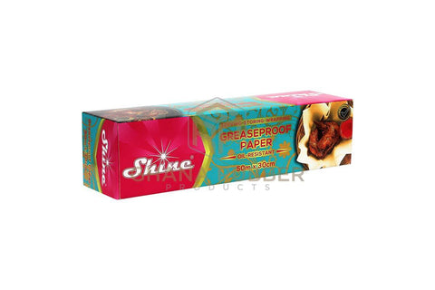 Image of Shine Greaseproof Paper 50m x 30cm