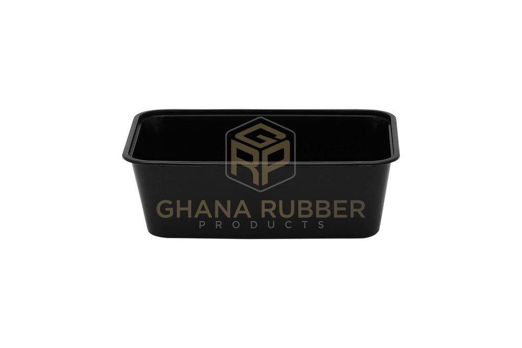 Shine Microwavable Containers Rectanglular 750cc Black