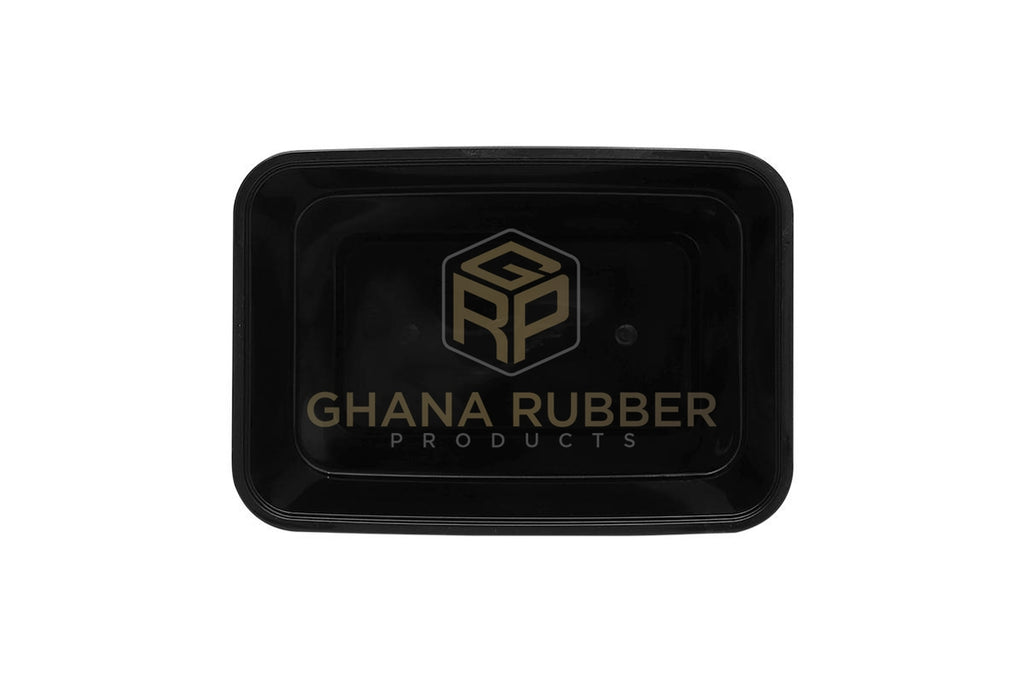 Shine Microwavable Containers Rectanglular 750cc Black