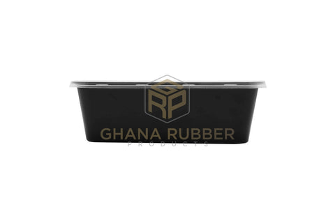 Image of Shine Microwavable Containers Rectanglular 750cc Black