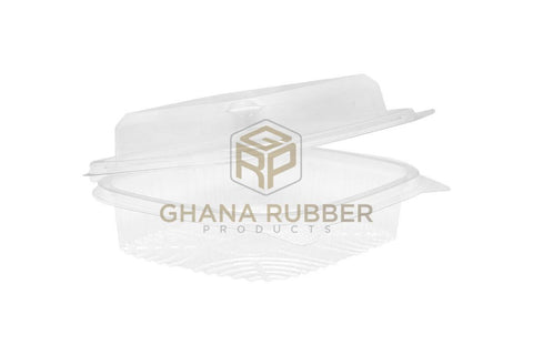 Image of Square Hinged Container 375cc Domed