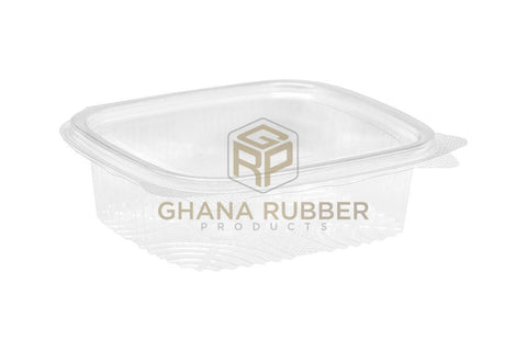 Image of Square Hinged Container 375cc Flat