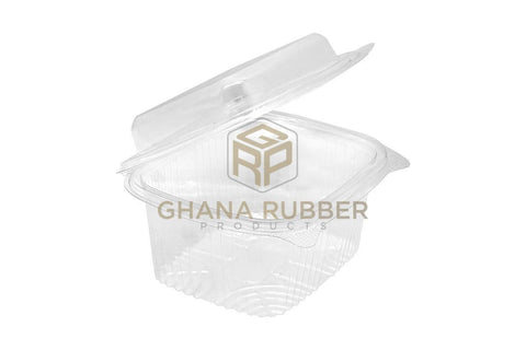 Image of Square Hinged Container 600cc Domed