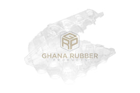 Transparent Egg Trays for 12-Eggs (Short)