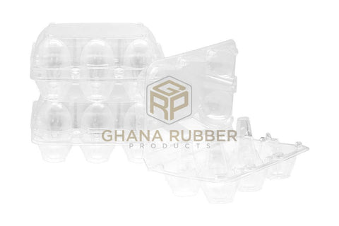 Image of Transparent Egg Trays for 6-Eggs