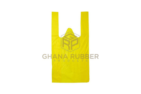 Image of Unprinted Carrier Bags Yellow Large