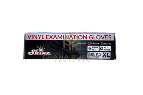 Image of Vinyl Gloves Black
