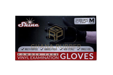 Image of Vinyl Gloves Black