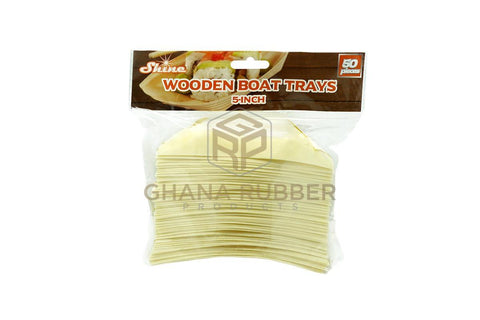 Image of Wooden Boat Tray 5-Inch