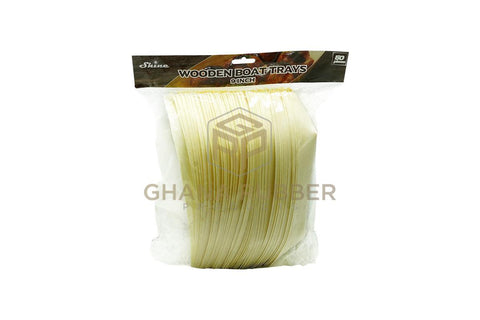 Image of Wooden Boat Trays 9-Inch