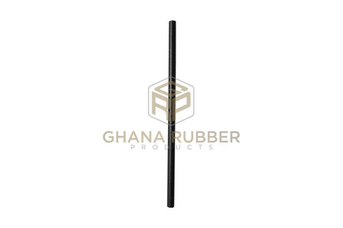 Image of Wrapped Paper Smoothie Straws Black 8mm