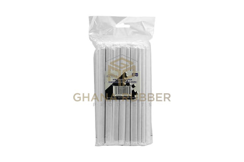 Image of Wrapped Paper Smoothie Straws Black 8mm