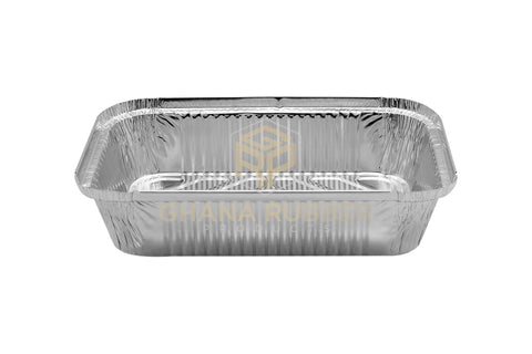 Image of Aluminium Foil Food Containers + Lids Large 83185