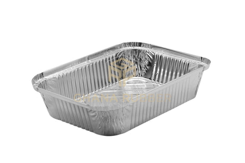 Image of Aluminium Foil Food Containers + Lids Large 83185
