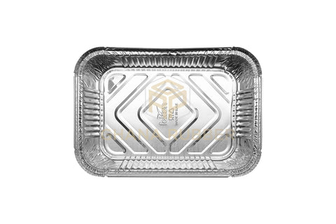 Image of Aluminium Foil Food Containers + Lids Large 83185