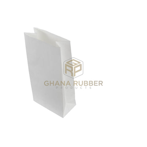 Image of Block Paper Bag White Small