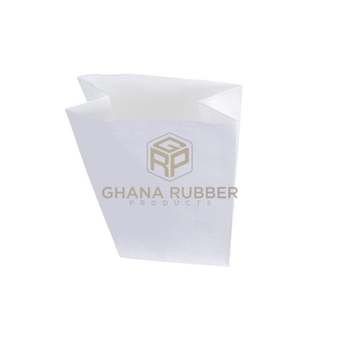 Image of Block Paper Bag White Small